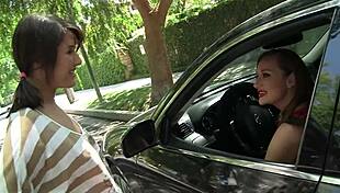 Lizzy London And Vicky Vixen Share Mr. London's Cock