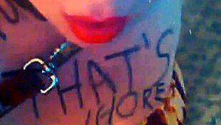 This whore takes anal assfucking from me