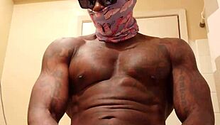 Bodybuilder Hallelujah Johnson Dominates With Huge BBC Worship And Humiliation In Solo Masturbation Scene