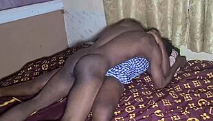 big pussy creampie goes into the other girl's mouth!