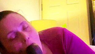 only way to put my mouth on it for a blackcock, sucking mouthful in interracial choking