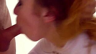 I love how this petite amateur is gagging on that deepthroat action in rough pickup style