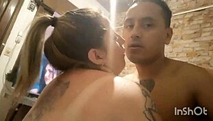 deepthroat and deep anal with a blonde screaming in orgasm.