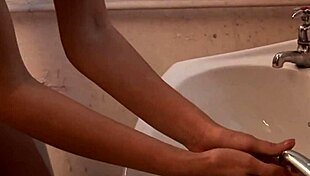 i gaped her ass in the public bathroom, so wet