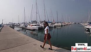 Cherry in Uniform Teased by Big White Dick