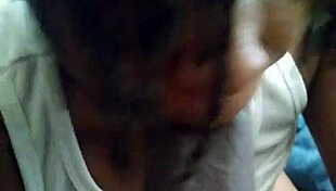 A couple shares a sloppy intimate moment on January 25, 2018