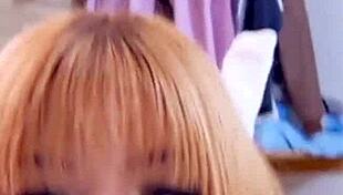 Skinny latina college girl gets bold doggystyle fuck on TikTok live