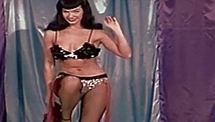 Feeling Deep Nostalgia for Betty Page in This Vintage Orbiting Odyssey Tribute