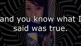 Erotic hypnosis tricks slave into submission under Mistress Lisa's bdsm control.