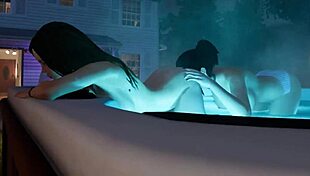 House party turns into wild lesbian sex game scenes!