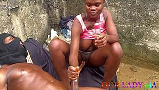 The ebony babe rides a big black dick expertly and craves more hardcore action.