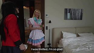 Anime Girls Decided To Have Some Fun After The Party?