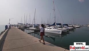 Cherry in Uniform Teased by Big White Dick