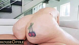 Anna Chambers Rides Hard with Oiled Big Ass