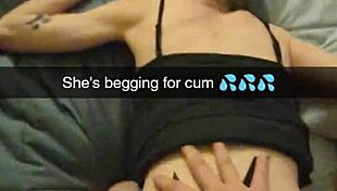real snapchat fuck compilation features cheating cumslut wife begging for multiple creampies from richelle rose