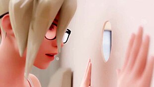 Thin walls reveal gloryholes for anonymous blowjobs and handjobs in the neighborhood