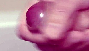 Watch my cock cum in slow motion, does it look delicious to you?