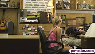 Blonde Babe Nailed By Nasty Pawn Dude In His Pawnshop
