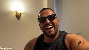 this pretty latina ebony babe is getting her pussy licked in doggystyle before sleeping 😴