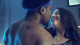 Busty Goddess Rubs Clit to Orgasm While Taking Monster Cock