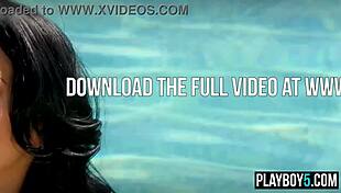 Hot Latina Teen Model Strips with Natural Big Boobs