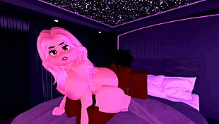 Blonde bitch rides monster bbc hard