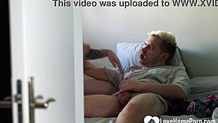 Pound Gorgeous Tattooed Redhead Doggy Style On Hidden Cam!