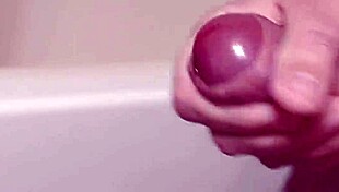 Watch my cock cum in slow motion, does it look delicious to you?