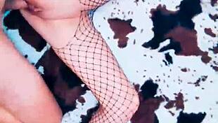 Mature submissive in stockings and lingerie gets anal POV.