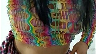 Insert Pink Dildo Deep!