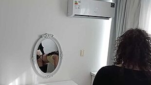 Big Cock T R V Fucks Me With My Thong On And Barefoot Busty And Big Ass Latina Brunette