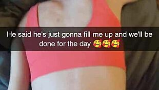 real snapchat fuck compilation features cheating cumslut wife begging for multiple creampies from richelle rose