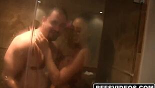 Hot Teen Feels Excited Sharing Cum With Friend On Spring Break.