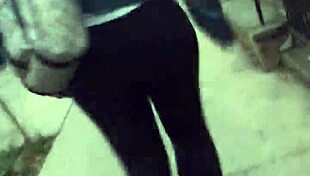 i caught a short girl with a big ass on hidden camera, candid shot