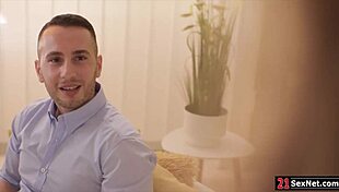 petite blonde girlfriend deepthroats her bff then gets ass fucked hard 😈