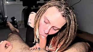 our first wax play her pussy is so wet and she loves it