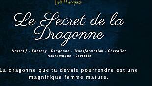 Discover the dragoness's secret in this french furry sex story. Featuring monsters and european elements