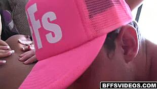 Hot Teen Feels Excited Sharing Cum With Friend On Spring Break.