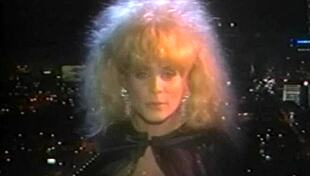 the night temptress shows her tits and ass