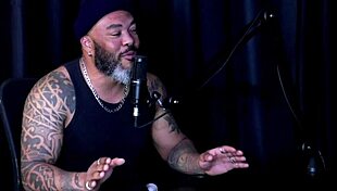 Bold blonde Middy faces anxiety in public POV, scared by black man's ass and doll fetish domination