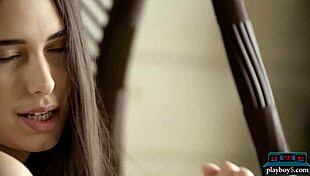 Katrine Pirs teams with Playboy for softcore shoot