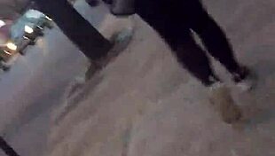 i caught a short girl with a big ass on hidden camera, candid shot