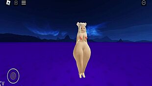I seen this hot naked girl playing roblox and she was looking so hot
