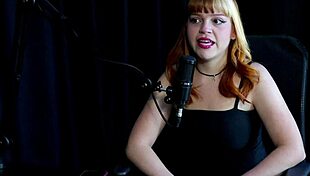 Bold blonde Middy faces anxiety in public POV, scared by black man's ass and doll fetish domination