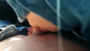 Amateurs Experience Intense Orgasms From Cunilingus And Fucking In The Car