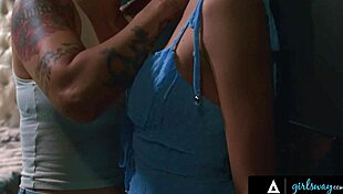 girlsway kinky kenna james has bdsm affair with femdom milf dana vespoli