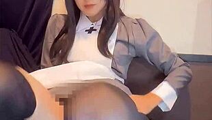 Beautiful Japanese Ladyboy Crossdresses And Masturbates Quietly