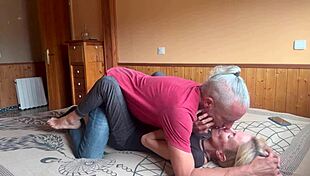 Accidental sex: mother on phone while I fuck her stepdaughter hard.