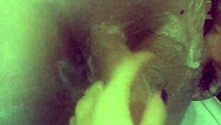 spying on step son in shower, mom sucks and jerks him off