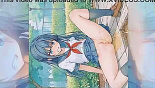 Cute AI Girl In Anime Experiences First Adventure.